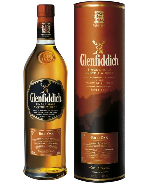 Glenfiddich 14 Ani Rich Oak 0.7L